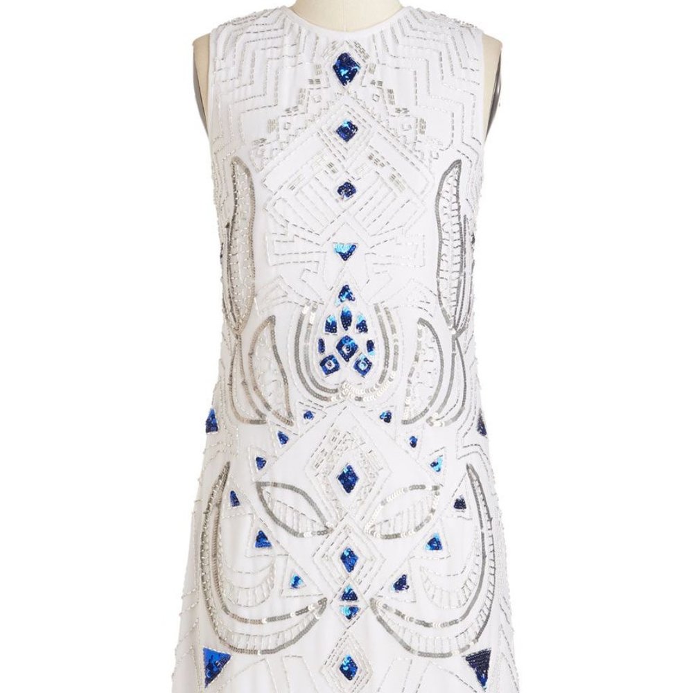 Frock & Frill Sequin Beaded Dress UK 12 US 10